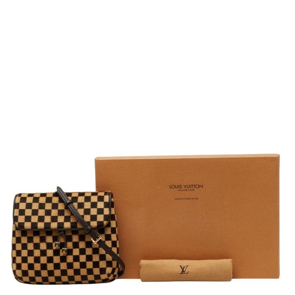 Louis Vuitton Damier Sauvage Gazelle Pochette Crossbody Shoulder Bag M92130 B... - Picture 10 of 10